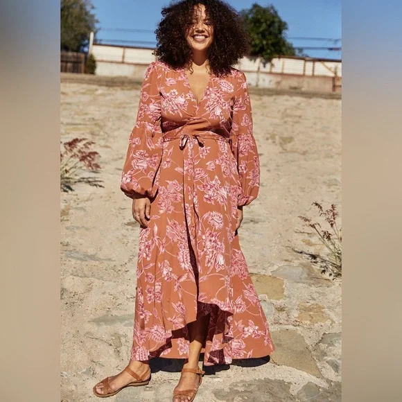 Christy Dawn The Bergen Dress in Crimson Bloom - Picture 13 of 13